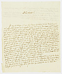 MSMA 1/24.118: Courrier de Martin Ludwig de Besenval au chevalier Tonso
