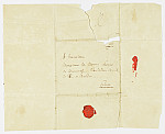 MSMA 1/24.12: Enveloppe d'un courrier pour Martin Ludwig Besenval