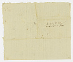 MSMA 1/24.121: Courrier de Martin Ludwig de Besenval au Mr. d’Olry