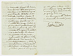 MSMA 1/24.14: Courrier d’Olry à Martin Ludwig de Besenval