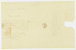 MSMA 1/24.214: Courrier de Mr. Désiles Bénard à Martin Ludwig de Besenval
