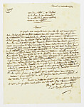 MSMA 1/24.242: Copie d’un courrier de Martin Louis de Besenval à Delley, chargé d’affaire