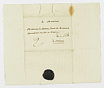 MSMA 1/24.254: Courrier du baron d’Estavayer à Martin Ludwig de Besenval