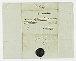 MSMA 1/24.317: Courrier du baron d’Estavayer à Martin Ludwig de Besenval