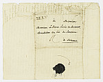 MSMA 1/24.318: Courrier du baron d’Estavayer à Martin Ludwig de Besenval
