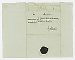 MSMA 1/24.323: Courrier du baron d’Estavayer à Martin Ludwig de Besenval