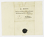 MSMA 1/24.328: Courrier du baron d’Estavayer à Martin Ludwig de Besenval