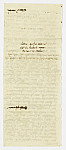 MSMA 1/24.44: Copie d’un courrier écrit par Martin Ludwig Besenval à Mr. de Bernard, agent de la cour à Vienne