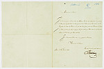 MSMA 1/24.50: Courrier écrit par le prince de Metternich à Martin Ludwig Besenval