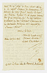 MSMA 1/24.89: Copie d’un courrier écrit par le comte de Wrbna à Martin Ludwig Besenval