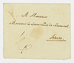 MSMA 1/24.9: Enveloppe d'un courrier pour Martin Ludwig Besenval