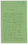 MSMA 1/25.506: Courrier de M. Gressy à Martin Ludwig Besenval