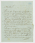MSMA 1/25.640: Courrier pour Martin Ludwig Besenval relatif à un emprunt auprès de M. Ronus