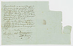 MSMA 1/25.640: Courrier pour Martin Ludwig Besenval relatif à un emprunt auprès de M. Ronus