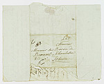 MSMA 1/25.643: Courrier pour Martin Ludwig Besenval relatif à un emprunt auprès de M. Ronus