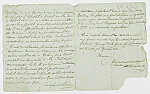 MSMA 1/25.645: Courrier pour Martin Ludwig Besenval relatif à un emprunt auprès de M. Ronus