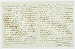 MSMA 1/25.647: Courrier pour Martin Ludwig Besenval relatif à un emprunt auprès de M. Ronus