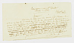 MSMA 1/25.768: Courrier de Martin Ludwig Besenval avec M. Zerleder relatif au versement d'une somme