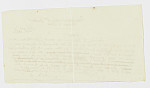 MSMA 1/25.768: Courrier de Martin Ludwig Besenval avec M. Zerleder relatif au versement d'une somme