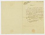 MSMA 1/25.783: Copie d’un courrier de Martin Ludwig Besenval à M. Tschan relatif à une hypothèque
