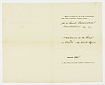 MSMA 1/27.212: Invitation pour le comte de Besenval à l'académie de la cour de Munich
