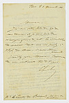 MSMA 1/27.22: Echanges de courrier entre M. Léon et M. le comte Léopold de Besenval