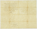 MSMA 1/30.45: Courrier de Louis XIV à Jean-Victor Besenval au sujet du commerce avec Dantzig