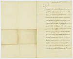 MSMA 1/30.50: Courrier pour Jean-Victor de Besenval relatif au commerce avec Danzig
