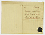 MSMA 1/30.52: Courrier de Charles Jacques Besenval à son frère Peter Joseph