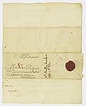 MSMA 1/3.27: Courrier de Mouslier à Martin Besenval au sujet de lettres patentes et d’une affaire d’Alsace.