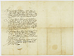 MSMA 1/4.59: Schuldbrief zwischen Maria Sibilla Besenval, geborene von Thurn und der Stadt Lichtensteig