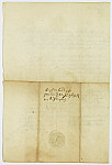 MSMA 1/4.59: Schuldbrief zwischen Maria Sibilla Besenval, geborene von Thurn und der Stadt Lichtensteig