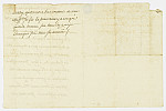 MSMA 1/5.105: Extrait de la lettre de M. le comte de Torcy pour le comte du Luc