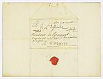 MSMA 1/5.126: Courrier de Louis Auguste de Bourbon à [Johann Viktor] Besenval, capitaine au régiment des Gardes