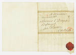 MSMA 1/5.133: Courrier de Louis Auguste de Bourbon à l’avoyer de Besenval