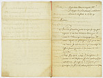 MSMA 1/5.25: Copie d’une lettre de Jean-Victor Besenval à sa sœur Madame de Boccard au sujet du gouvernement de Fribourg