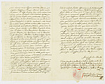 MSMA 1/5.74: Copie de la déclaration de la réception de Jean-Victor Besenval dans l’ordre des Saints Maurice et Lazare