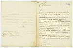 MSMA 1/5.91: Courrier de Frédéric VII Magnus de Bade-Durlach pour Jean-Victor Besenval au sujet de la neutralité de ses états