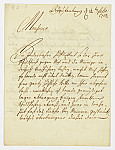 MSMA 1/6.1: Brief von Augusta Maria von Schleswig-Holstein-Gottorf an Johann Victor Besenval