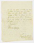 MSMA 1/6.133: Courrier de Fidel von Thurn à Jean-Victor Besenval