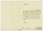 MSMA 1/6.218: Courrier de Mauritz Wagner à Johann Viktor Besenval