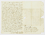 MSMA 1/6.235: Courrier de Théodore Petitmaître à Johann Viktor Besenval