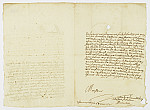 MSMA 1/6.238: Courrier de Jean-Antoine de Courten à Johann Viktor Besenval