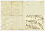 MSMA 1/6.243: Courrier de Jean-Antoine de Courten à Johann Viktor Besenval