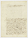 MSMA 1/6.303: Courrier de Johann Rudolf Dürler à Johann Viktor Besenval
